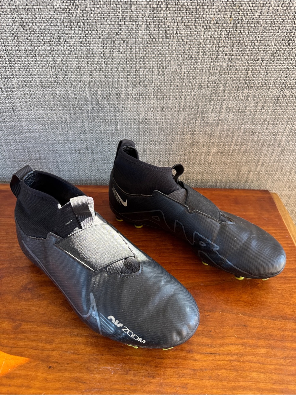 Nike Jr. Zoom Mercurial Superfly 9 Academy FG/MG Soccer Cleats Black Size 6Y